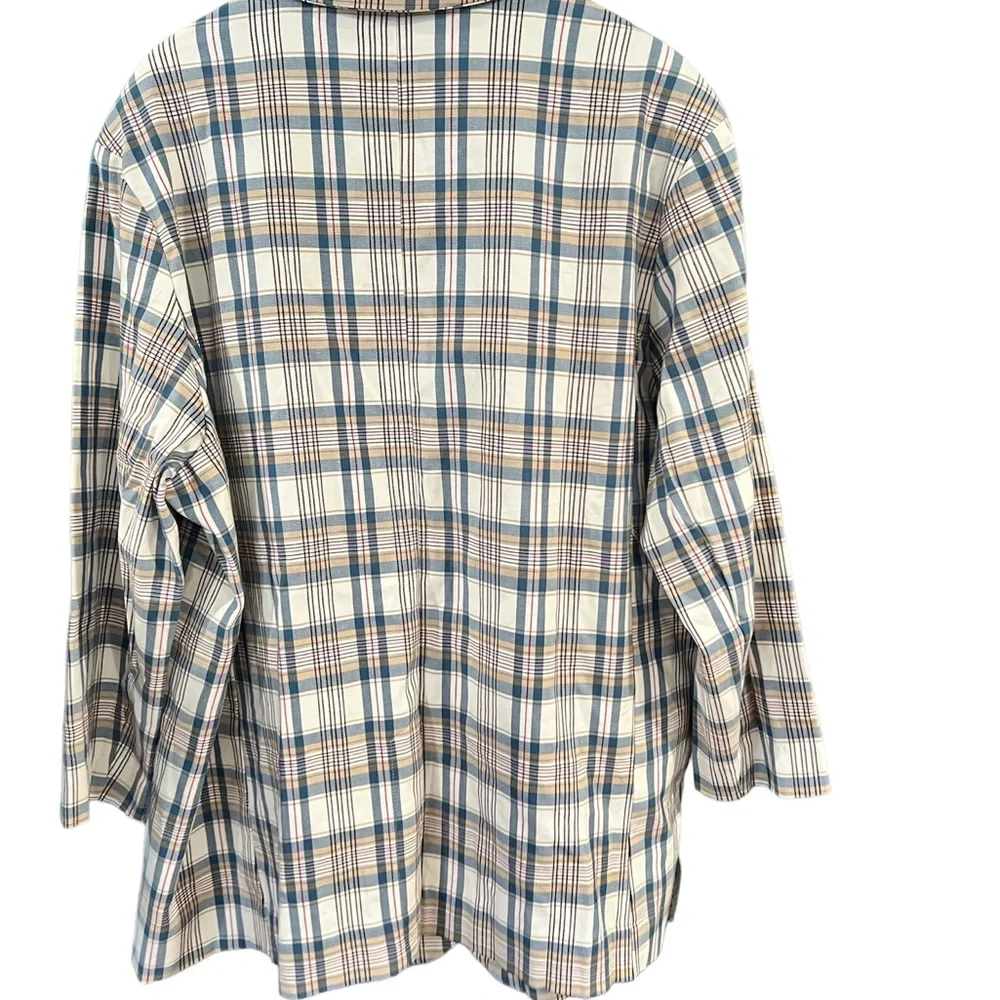 Ava & Viv Plaid Blazer XXL - Picture 2 of 2